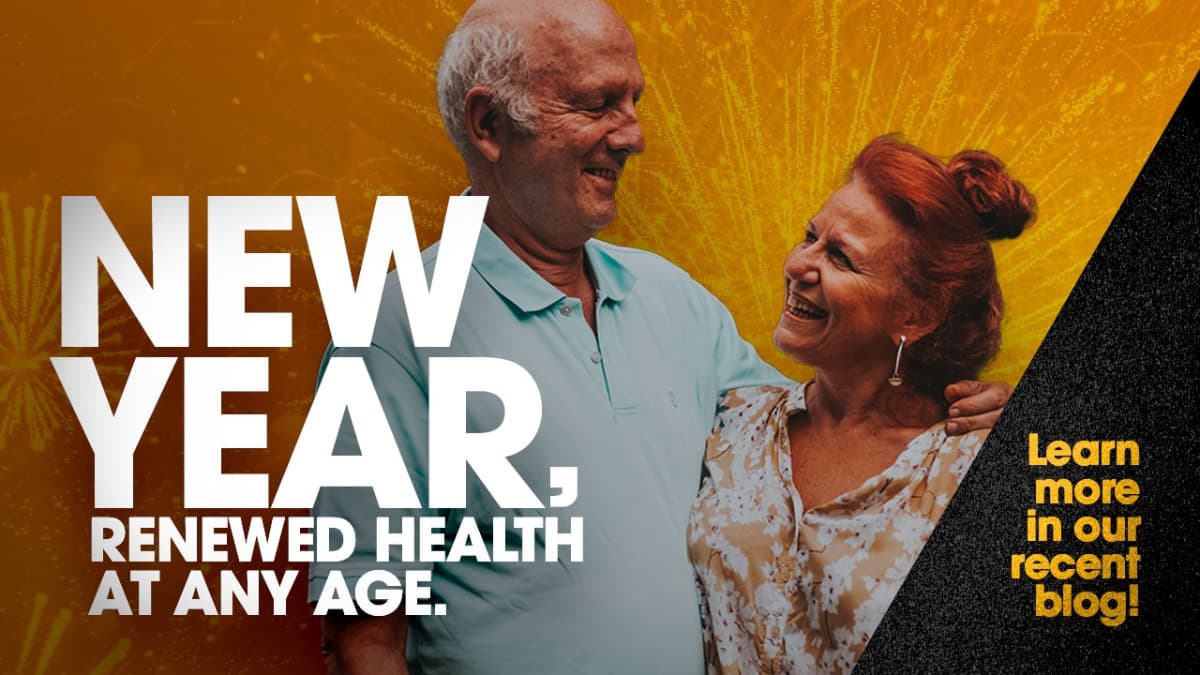 Older couple, new year, renewed health at any age, clinical trials, clinical research