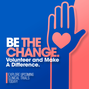 Be the change. Volunteer and make a difference