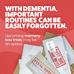 With dementia, important routines can be easily forgotten,