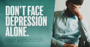 Don't face depression alone
