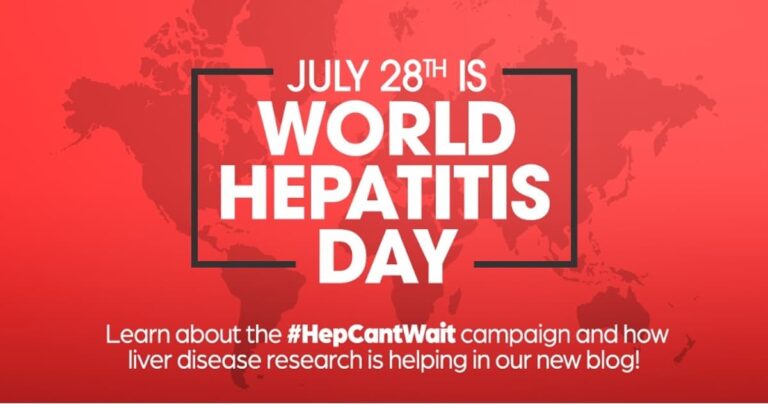 July 28th is World Hepatitis Day.