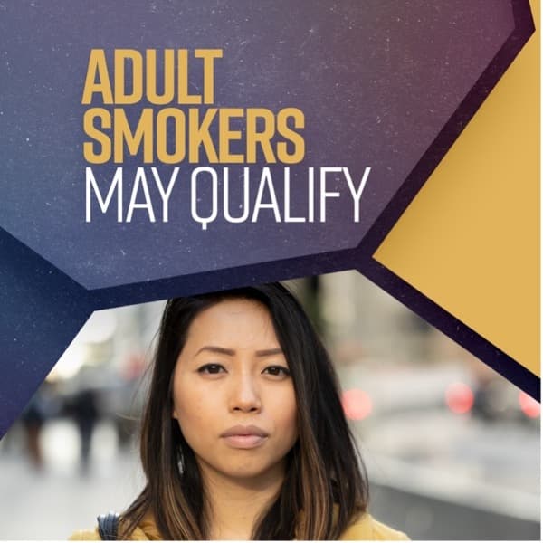 Adult smokers may qualify.